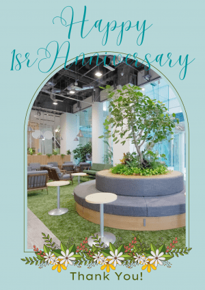 【SYNTH(シンス)西梅田ブリーゼタワーブログ】を更新しました　SYNTH×Business-Airport西梅田ブリーゼタワー開業1周年を迎えました！