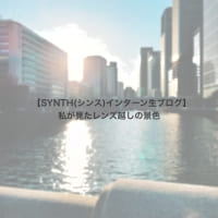 【SYNTH（シンス）インターン生ブログ】を更新しました（私が見たレンズ越しの景色）